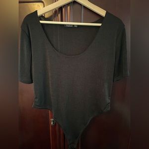 Black boohoo bodysuit